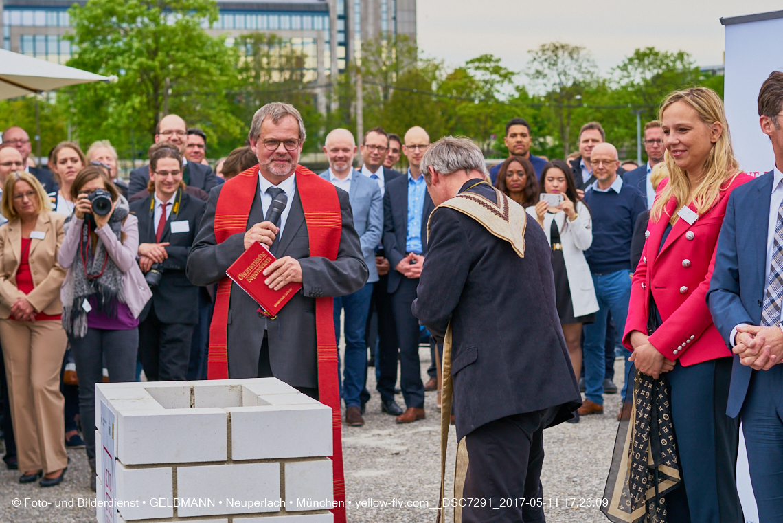 11. Mai 2017 - Grundsteinlegung für die LOGE und dem Kulturquadrat in Neuperlach